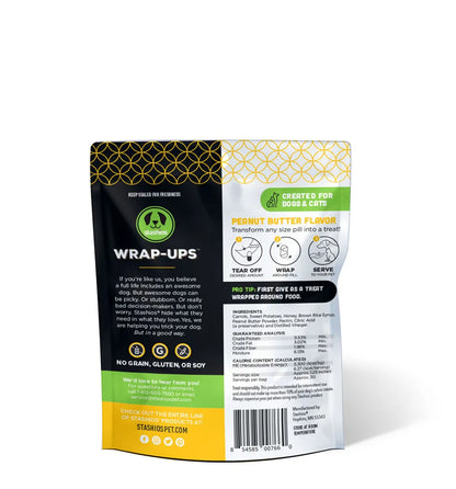 Stashios Wrap-ups Peanut Butter Flavor