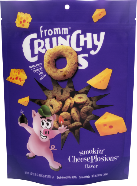 Fromm Crunchy Os® Smokin' CheesePlosions® Flavor Dog Treats