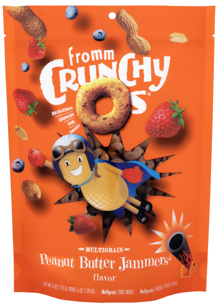 Fromm Crunchy Os® Peanut Butter Jammers Flavor Dog Treats