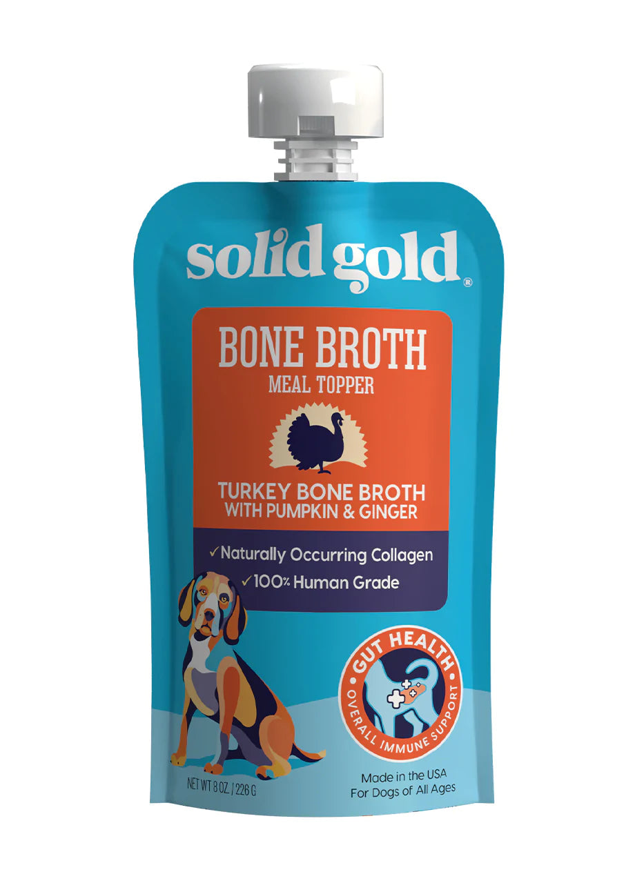 Solid Gold - Bone Broth / Meal Topper (Turkey with Pumpkin & Ginger)