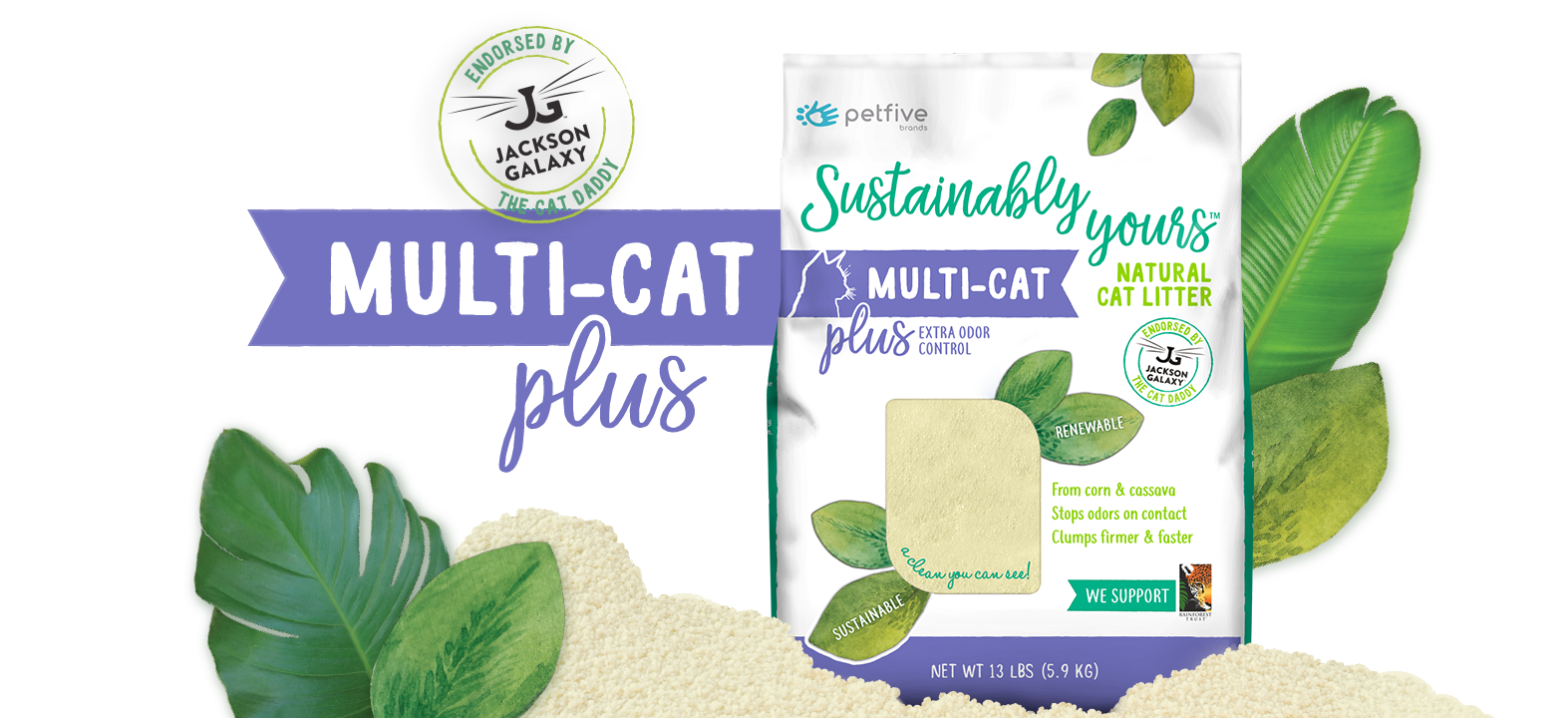 Sustainably Yours Cat Litter Multi-Cat Plus – Village Pet Market