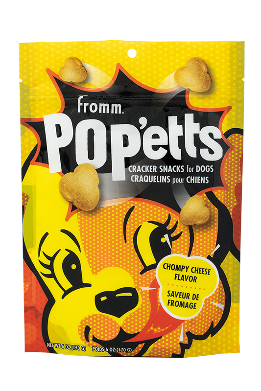 Fromm Popett's Chompy Cheese Dog Treats 6 oz