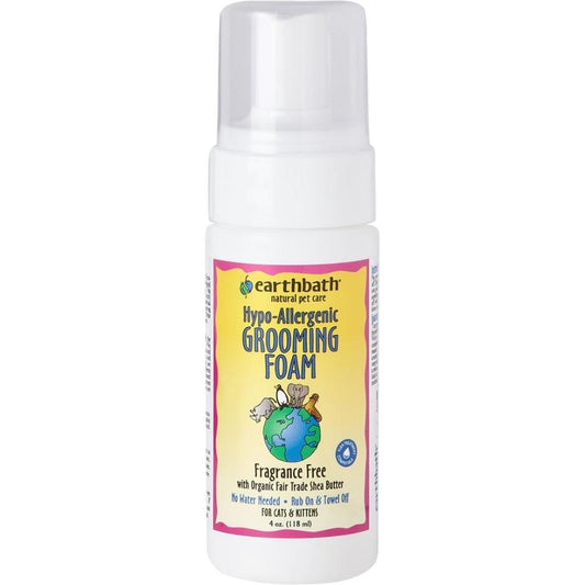 EARTHBATH WATERLESS GROOMING FOAM FOR CATS/KITTENS